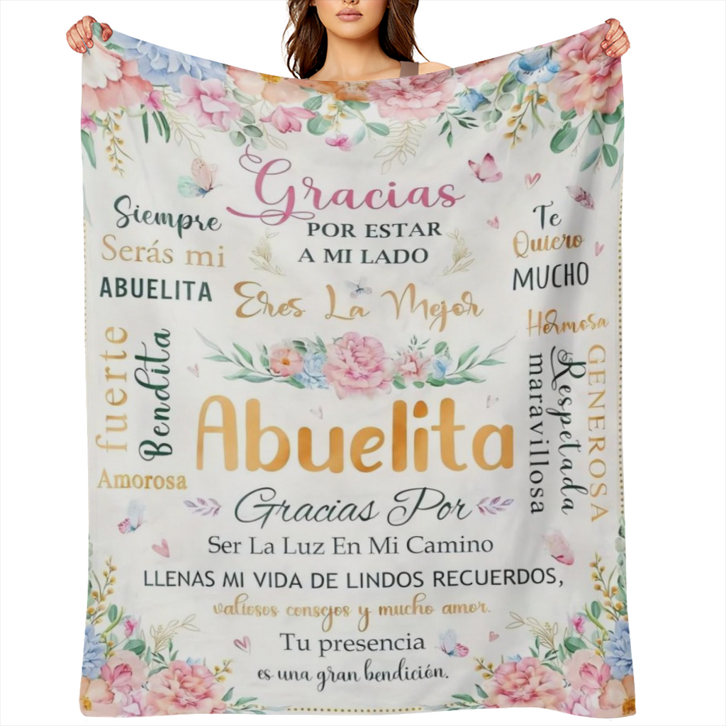 1pieza Regalos para Abuelita Manta, Regalos de cumplea?os para Abuela, Regalos de Abuela de los nietos, Regalos ¨²nicos de cumplea?os para Abuela, Manta de regalo de Abuelita de la nieta