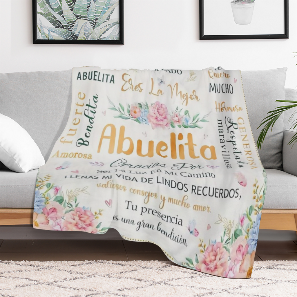 1pieza Regalos para Abuelita Manta, Regalos de cumplea?os para Abuela, Regalos de Abuela de los nietos, Regalos ¨²nicos de cumplea?os para Abuela, Manta de regalo de Abuelita de la nieta