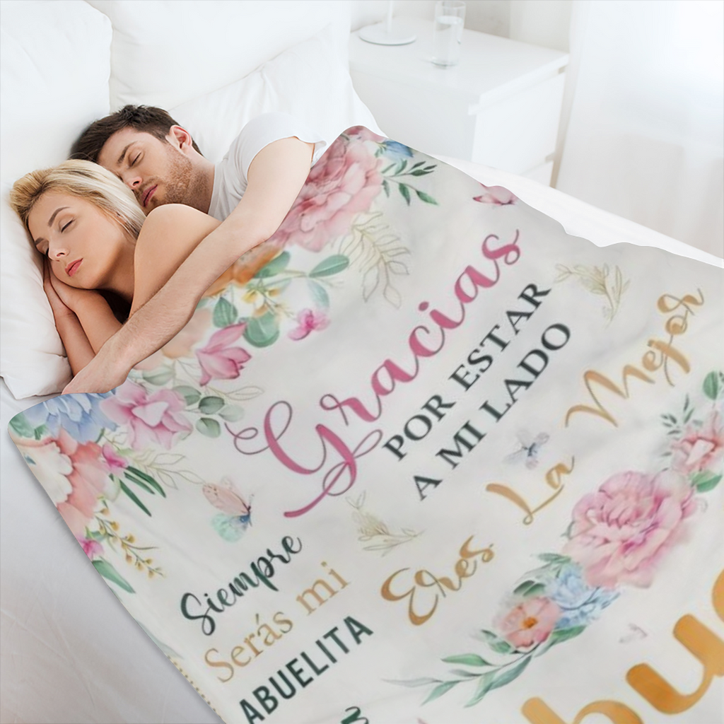 1pieza Regalos para Abuelita Manta, Regalos de cumplea?os para Abuela, Regalos de Abuela de los nietos, Regalos ¨²nicos de cumplea?os para Abuela, Manta de regalo de Abuelita de la nieta