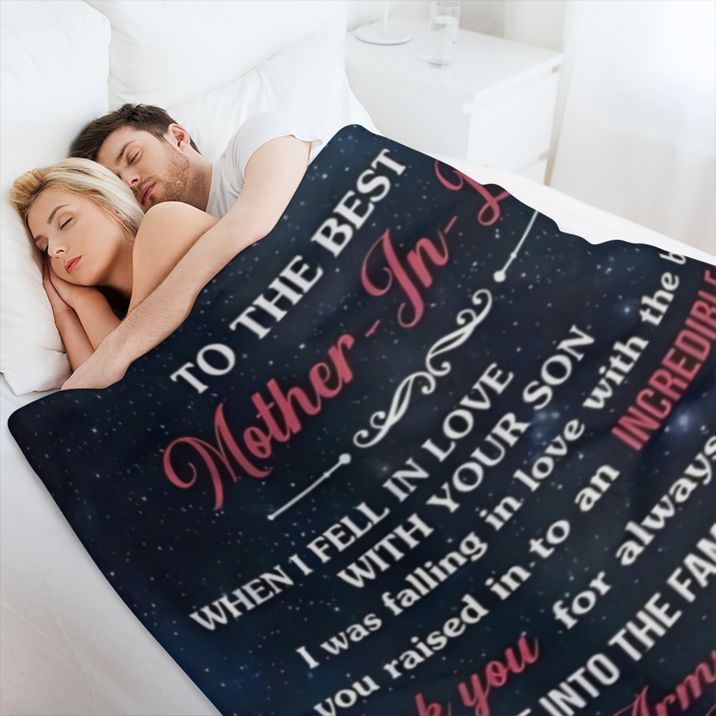 1pc Gift For Mother In Law Throw Blanket Holiday Gift Soft Throw Blanket Flannel Blanket For Sofa Couch Office Bed Camping Travelling