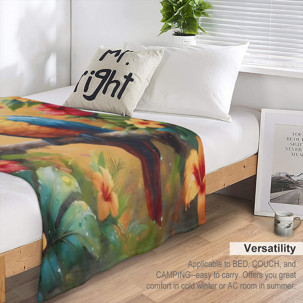 Cozy Bohemian Pattern Soft Warm 100 Polyester Machine Washable Perfect Gift for Friends Family Ideal for Napping Camping Travel and Home Decor 373