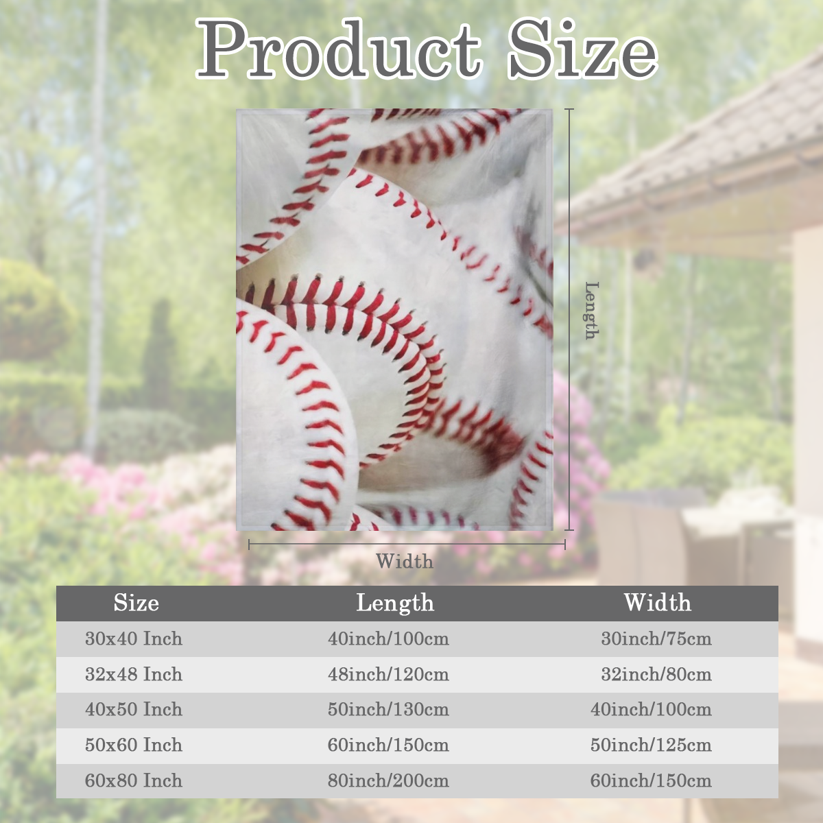 Softball-Themed Cozy Flannel Blanket - Perfect for Naps, Sofa, Bed, Travel & Camping All-Season Warmth