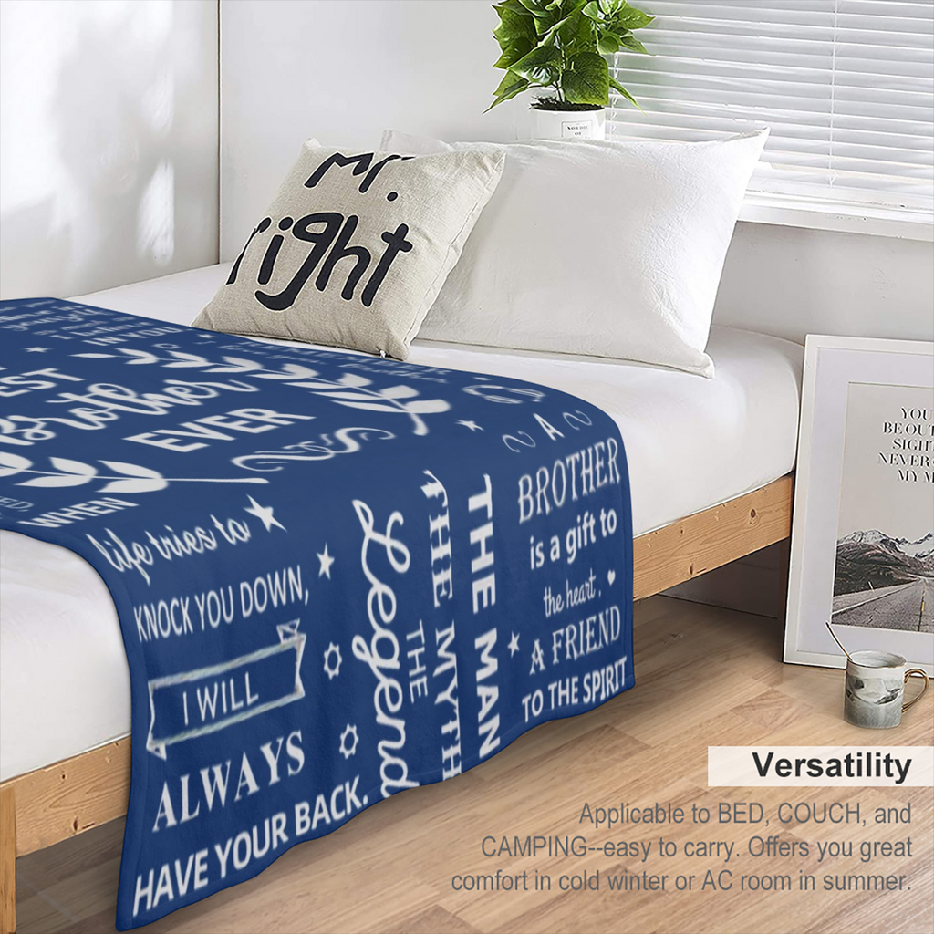 Brother gift Brother birthday gift Brother adult gift Brother flannel blanket brother gift Brother sister gift Brother gift 01