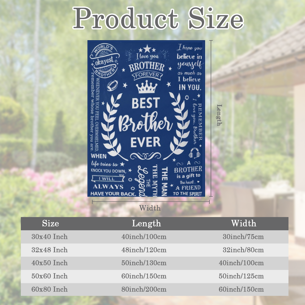 Brother gift Brother birthday gift Brother adult gift Brother flannel blanket brother gift Brother sister gift Brother gift 01