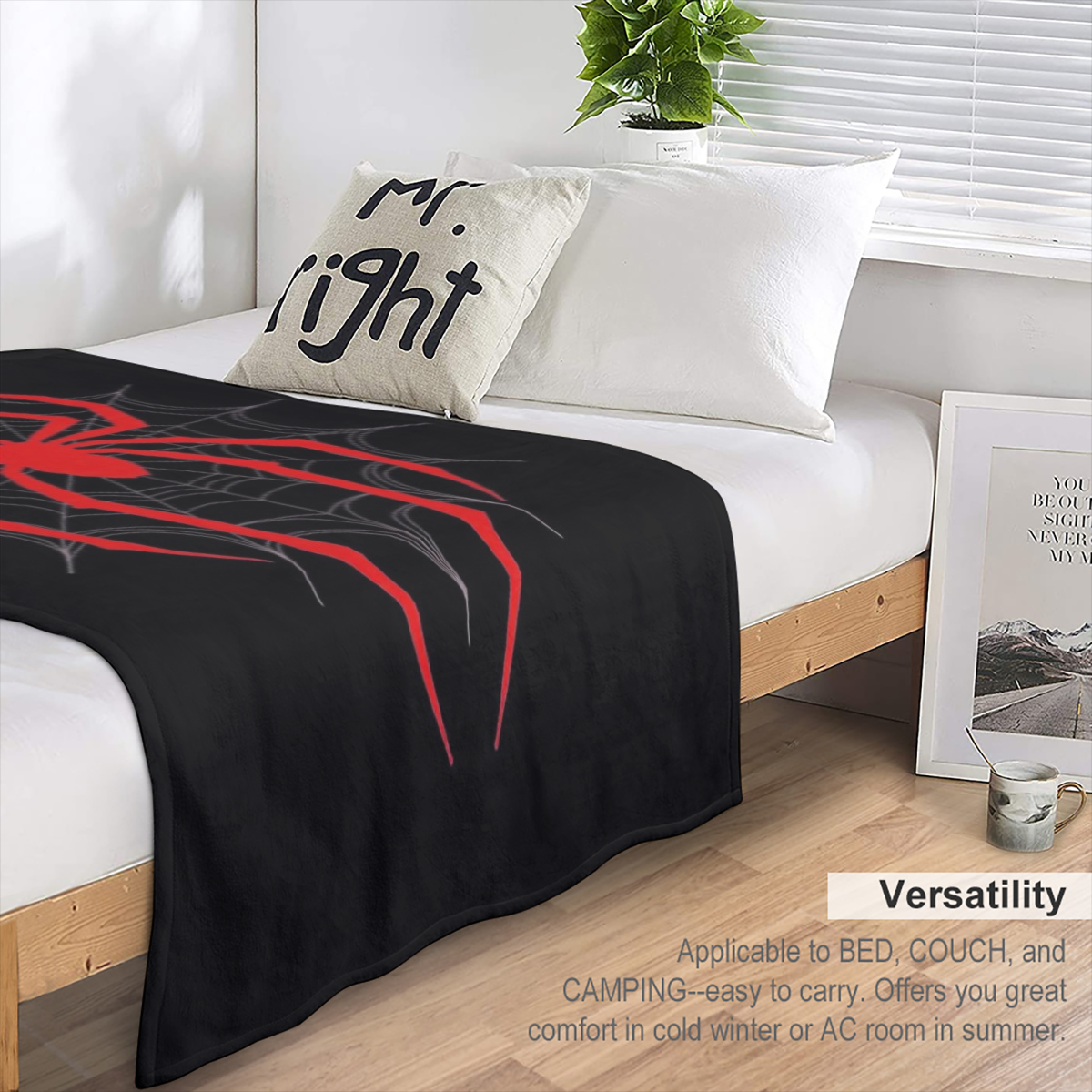Traditional-Style Hypoallergenic Knitted Throw Blanket with Cat and Book Design - All Seasons Soft Comfort Multipurpose Polyester Throw for Cat & Book Lovers, Dry Clean Only - Perfect Gift for Readers