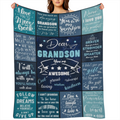 1PC blue letter patchwork pattern printed blanket, contemporary style blanket, soft and comfortable blanket, travel sofa bed, office home decoration, birthday gift blanket, available for boys, girls,