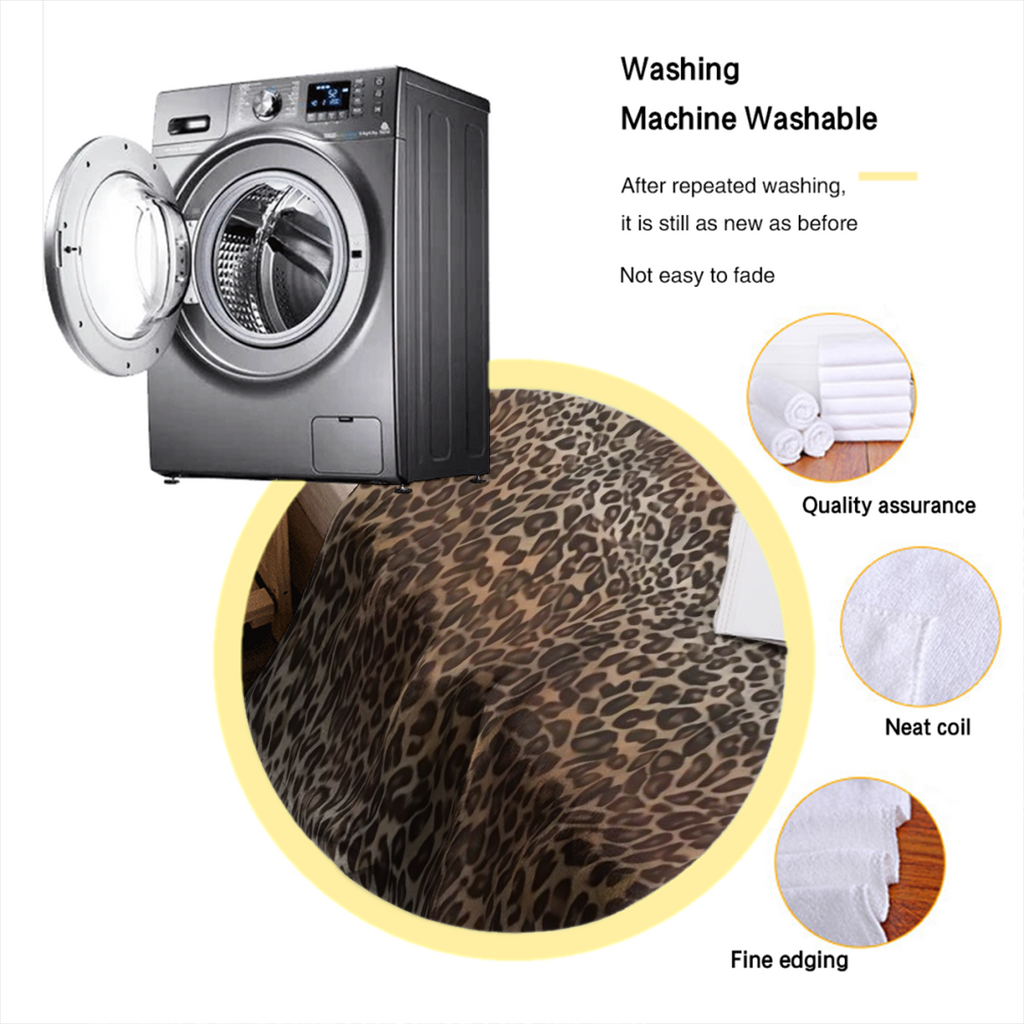 [300GSM]Cozy Leopard Print Fleece Flannel Throw Blanket- Super Soft, Lightweight, Double-Sided Cheetah Design for Bed, Sofa, Couch& Travel- 50x60 Inch, Anti-Pilling, All-Season Comfort for Adults& You