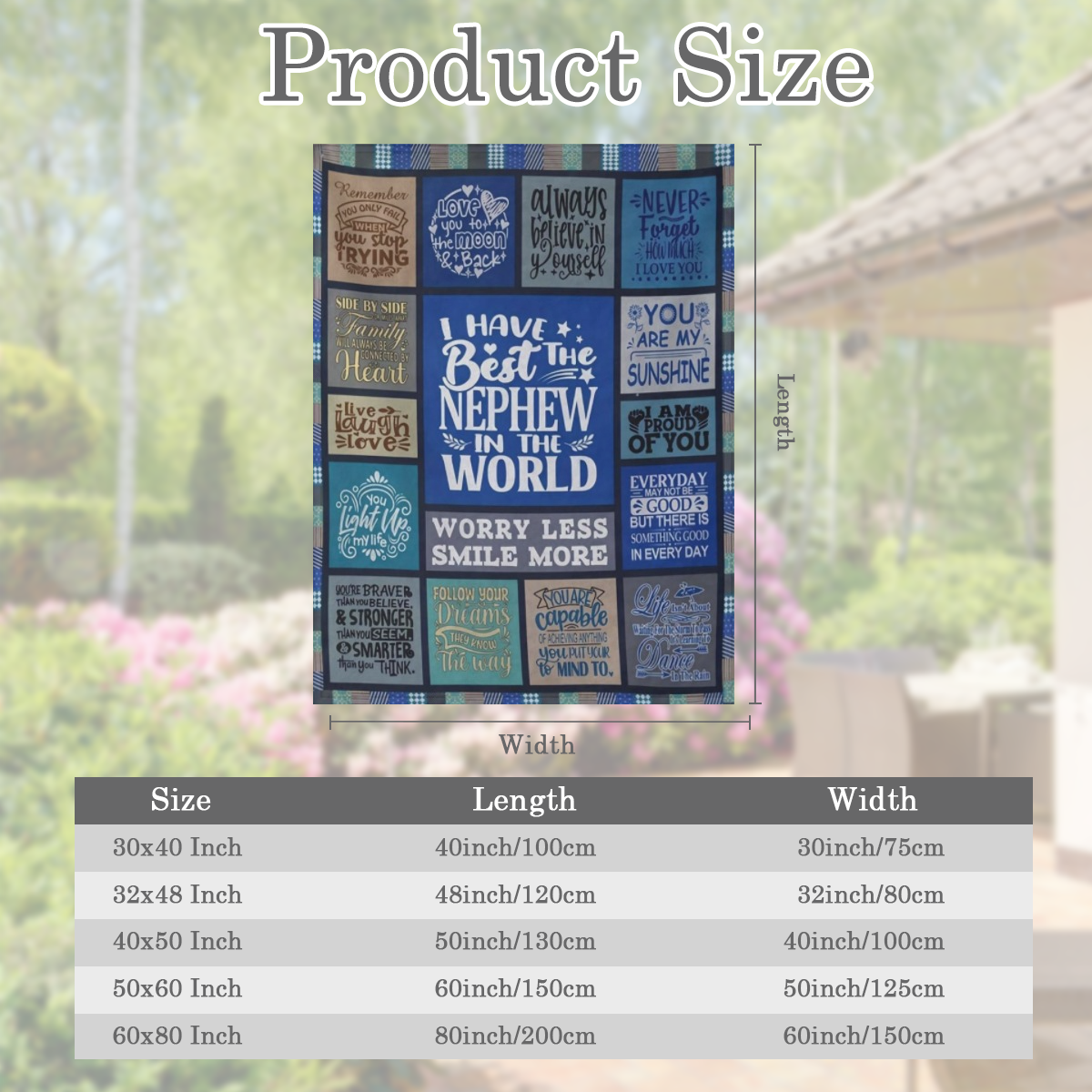 1 pc Throw Blanket for Nephew Gifts from Auntie Birthday Gifts Nephew Blanket from Aunt Uncle
