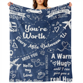1pc Long Distance Relationship Gifts, Boyfriend Gifts From Girlfriend, Boyfriend Birthday Gifts Blankets, Romantic Gifts For Him Fathers Day Christmas Valentines, To My Boyfriend