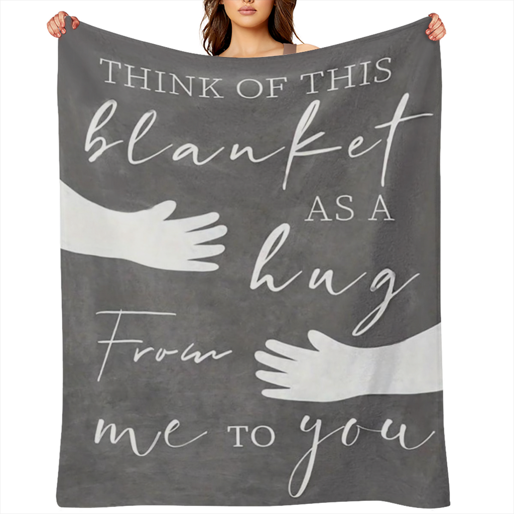 Recovery Gifts for Women And Men, Condolence Gifts, Birthday Gifts, Friendship Gifts, Miss You, Inspiring Hug Blanket, All-Season Multi-Functional Comfortable Bed Sofa Office Decoration, Tear-Resistan