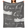 Recovery Gifts for Women And Men, Condolence Gifts, Birthday Gifts, Friendship Gifts, Miss You, Inspiring Hug Blanket, All-Season Multi-Functional Comfortable Bed Sofa Office Decoration, Tear-Resistan