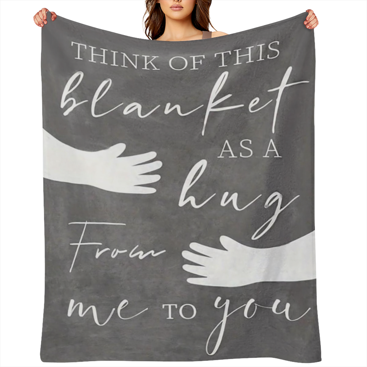 Recovery Gifts for Women And Men, Condolence Gifts, Birthday Gifts, Friendship Gifts, Miss You, Inspiring Hug Blanket, All-Season Multi-Functional Comfortable Bed Sofa Office Decoration, Tear-Resistan