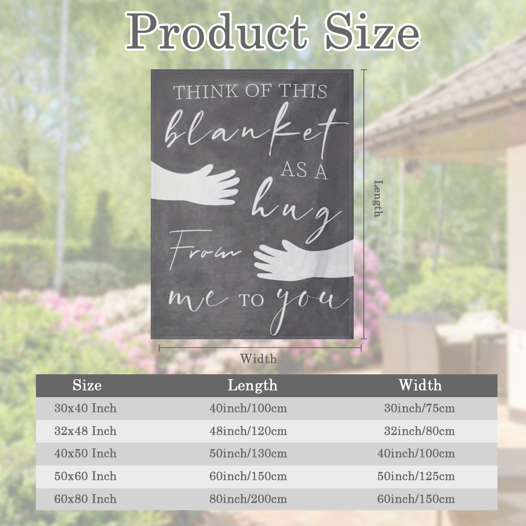 Recovery Gifts for Women And Men, Condolence Gifts, Birthday Gifts, Friendship Gifts, Miss You, Inspiring Hug Blanket, All-Season Multi-Functional Comfortable Bed Sofa Office Decoration, Tear-Resistan
