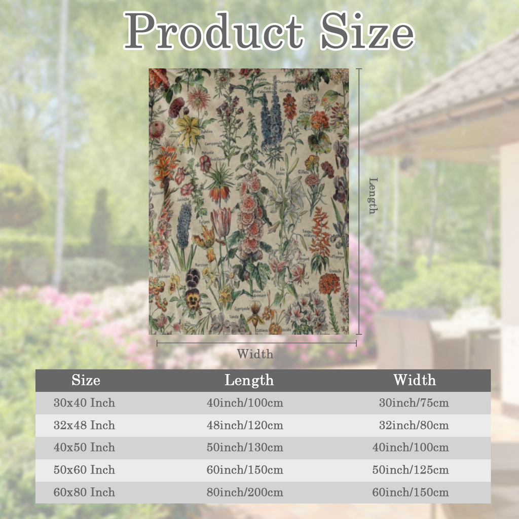 1pc Soft and Warm Retro Floral Print Flannel Blanket for Couch, Sofa, Office, Bed, Camping, and Travel - Perfect All- Season Gift Blanket
