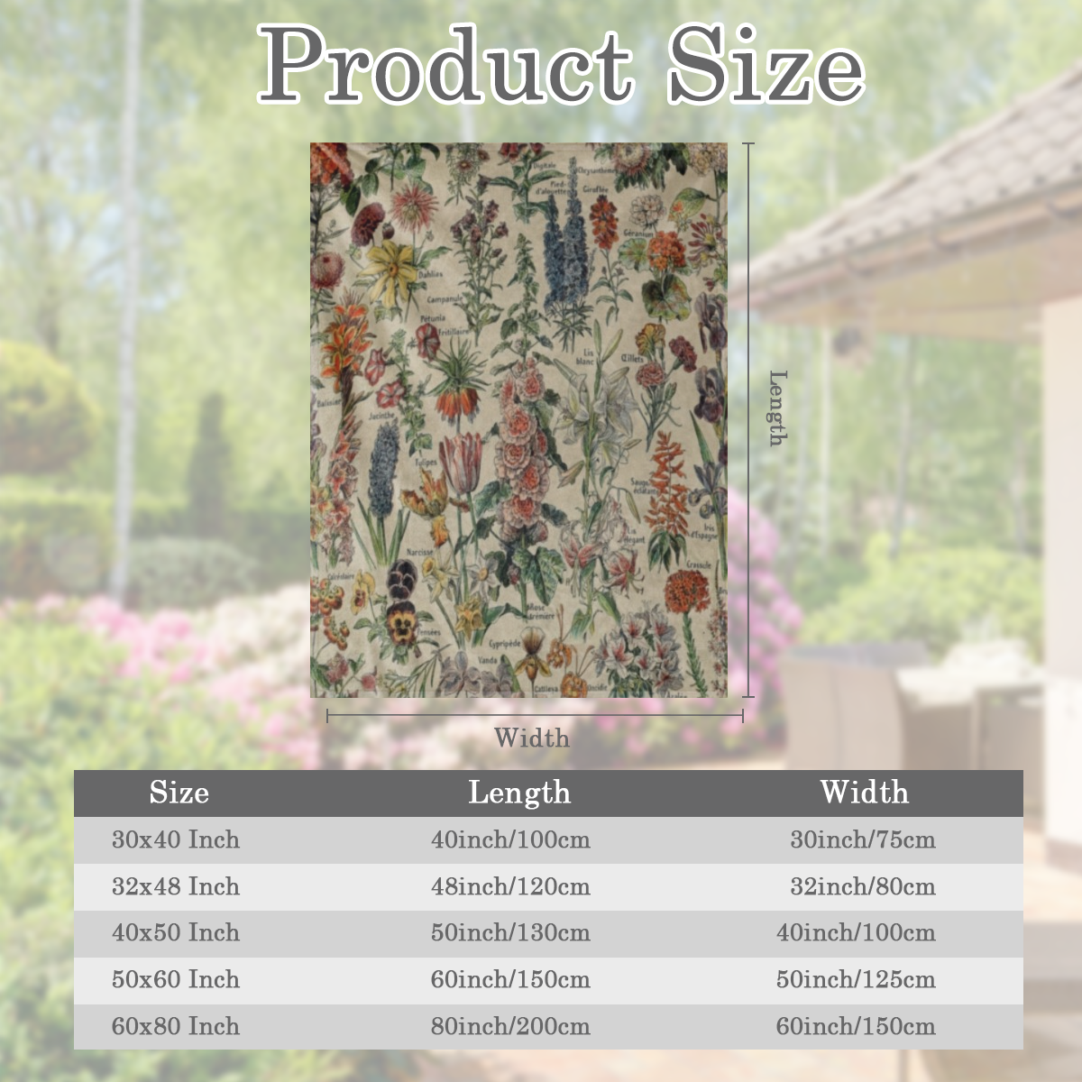 1pc Soft and Warm Retro Floral Print Flannel Blanket for Couch, Sofa, Office, Bed, Camping, and Travel - Perfect All- Season Gift Blanket