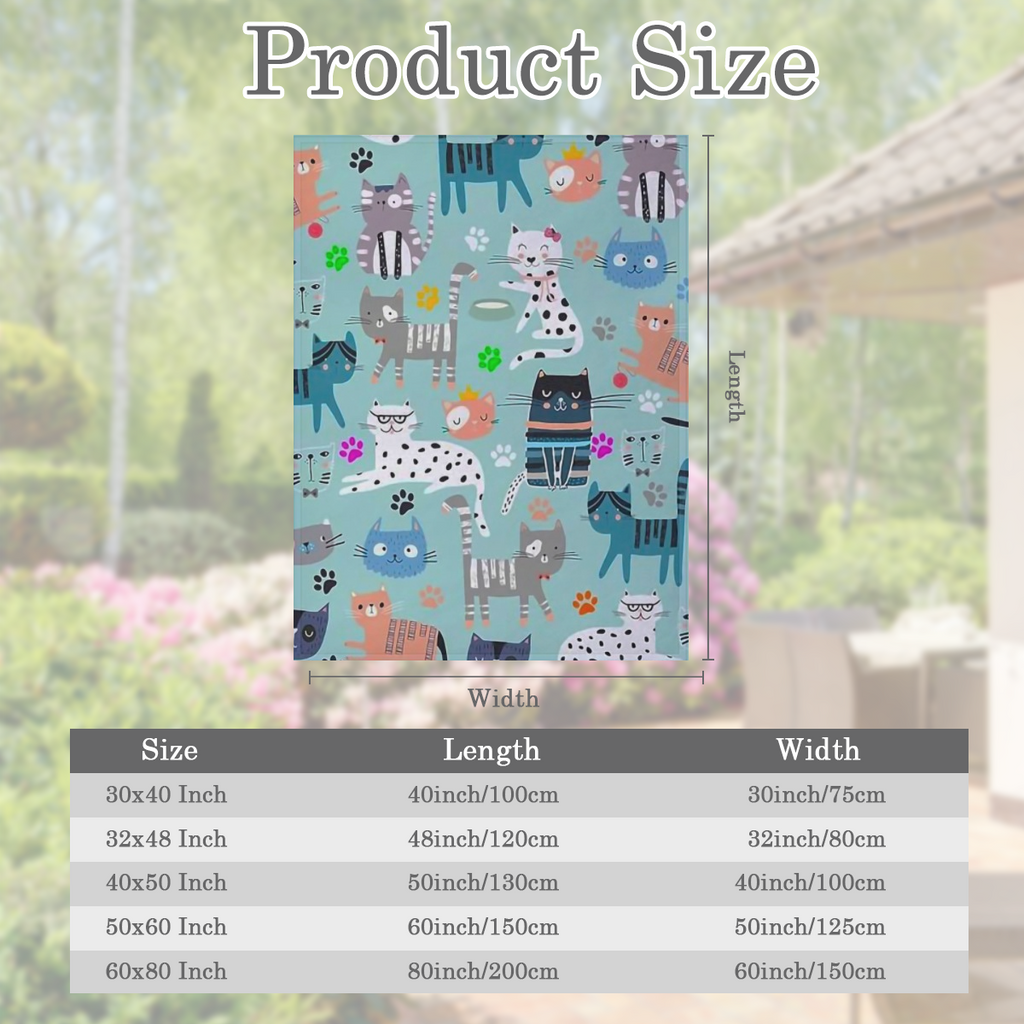 Cat Blanket, Super Soft Flannel Throw Blanket, Cat Gifts For Cat Lovers, Cozy Lightweight Blankets For Women Adults