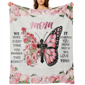 1pc Gifts for Mom Christmas Mom Birthday Gifts Mom Blanket Gifts for Mom from Daughter Son Mom Gifts for Thanksgiving Mothers Day Love Reminder Blanket Gifts for Mom Local Warehouse
