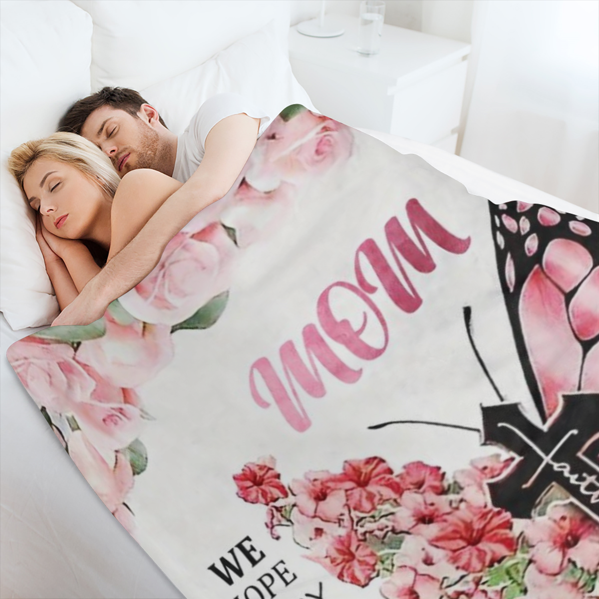 1pc Gifts for Mom Christmas Mom Birthday Gifts Mom Blanket Gifts for Mom from Daughter Son Mom Gifts for Thanksgiving Mothers Day Love Reminder Blanket Gifts for Mom Local Warehouse