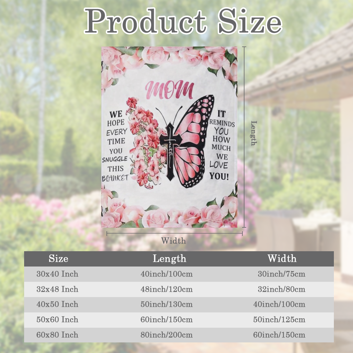 1pc Gifts for Mom Christmas Mom Birthday Gifts Mom Blanket Gifts for Mom from Daughter Son Mom Gifts for Thanksgiving Mothers Day Love Reminder Blanket Gifts for Mom Local Warehouse