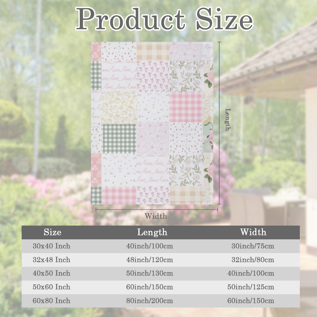 Cozy Patchwork Flannel Throw Soft 1pc Cozy Patchwork Flannel Throw Blanket - Warm All- Season Comfort, Grid Pattern, Strawberry & Floral Design for Sofa, Bed, Home Decor