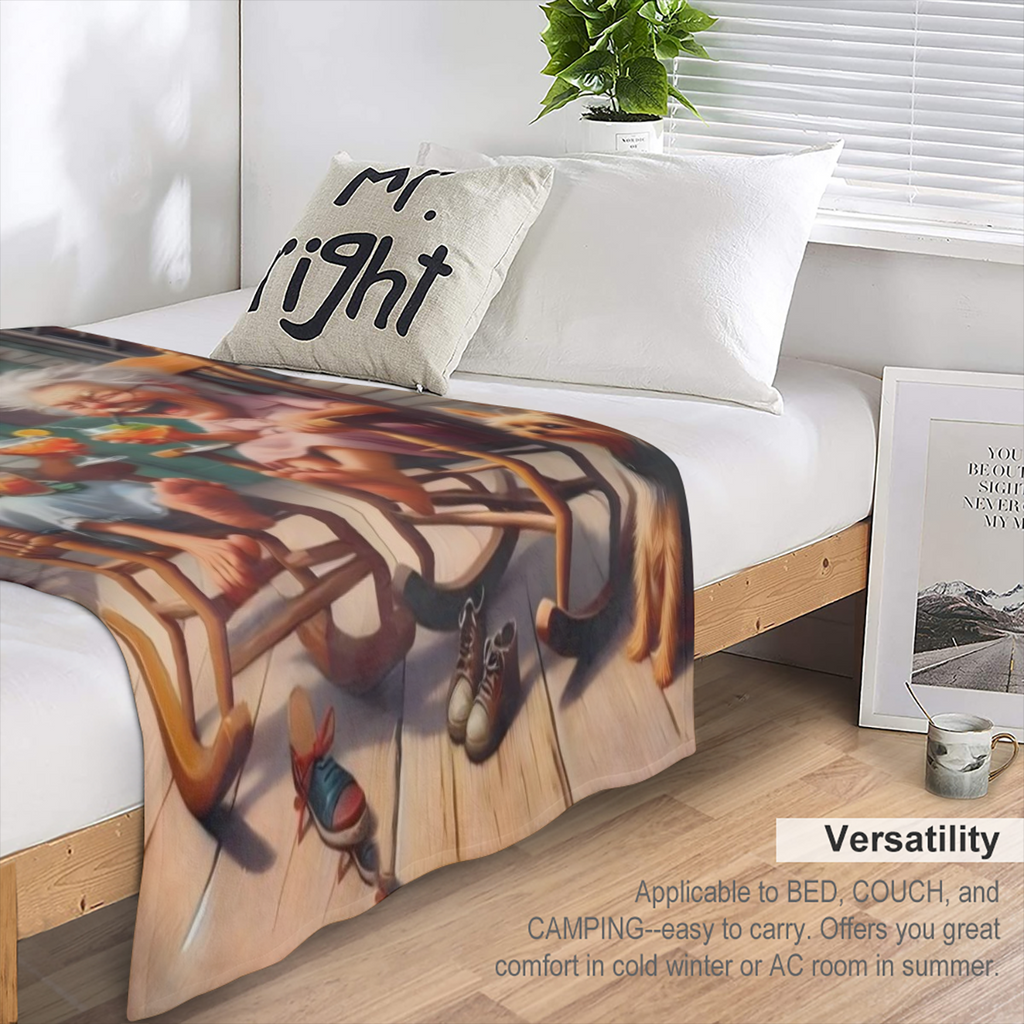 Cozy Bohemian Pattern Soft Warm 100 Polyester Machine Washable Perfect Gift for Friends Family Ideal for Napping Camping Travel and Home Decor 500