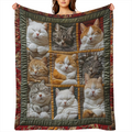 1 Celestial Comforter Plush Blanket For Cat Lovers - Modern All- season Versatile Soft And Lightweight Travel Blanket Sofa Blanket Bed Blanket And Travel Blanket - Ladies Perfect Gift A Unique All- pu