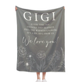 Gigi Gifts For Grandma, Gifts For Gigi Blanket, Grandma Birthday Gift From Grandkids, To My Gigi Blanket 50" X 60", Ultra Soft Flannel Blanket - Multiple Sizes, Cozy Warm For Couch/Bed/Gifting, Winter