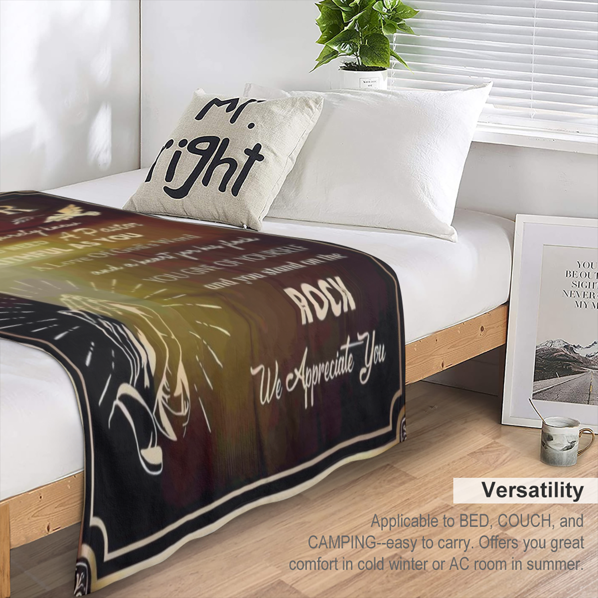 1pc Pastor Appreciation Gift - Vintage Style Knit Polyester Flannel Blanket Religious Christian Oblong Towel with Faithful Message 280gsm - Unique MenS Gift for Clergy