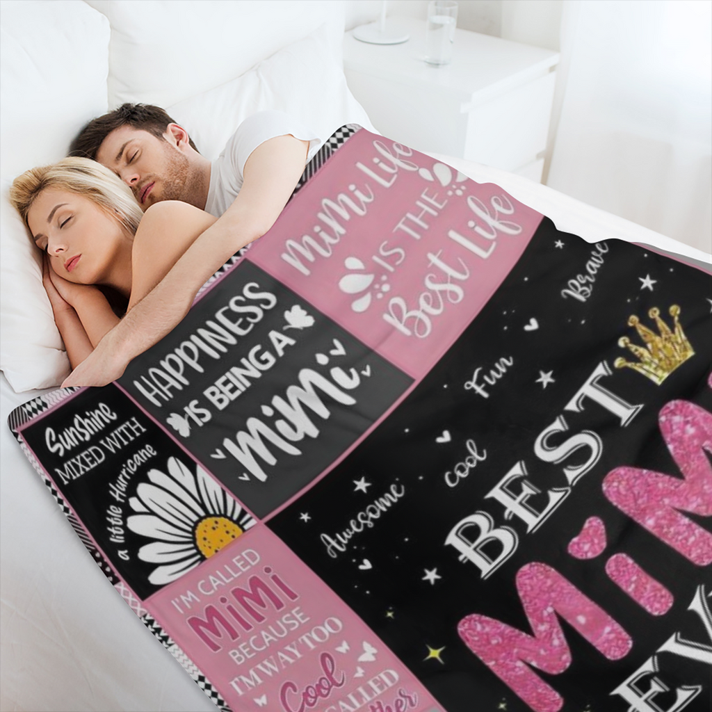 1 Mimi gift, Mother's Day blanket gift for Mimi, Mimi gift blanket for Grandma