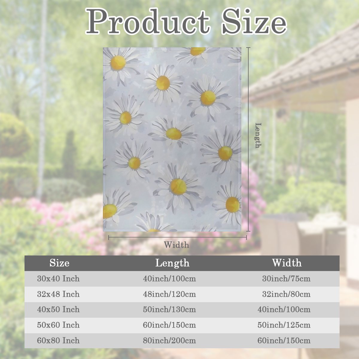 Camomile Flowers in Pastel Colors Throw Blanket Crystal Velvet Bed Blanket Soft Blanket for Office Couch Bed Sofa Travel All Season Blanket for Women