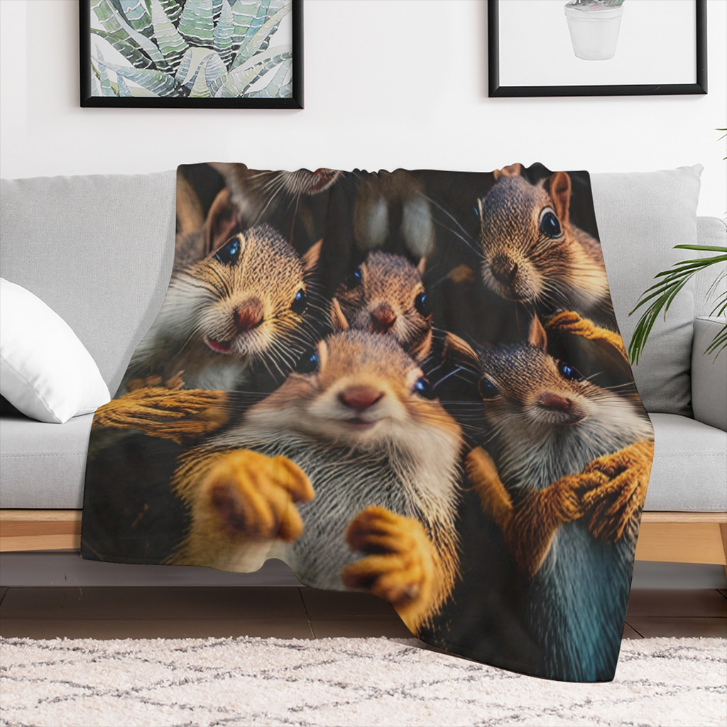 Digital Print Flannel Blanket, Contemporary Style, Multi- Season, All- Purpose, Polyester, Jacquard Weave, sm, Gaming Controller Design, Home, Office, Car, Camping, Air Conditioning Use