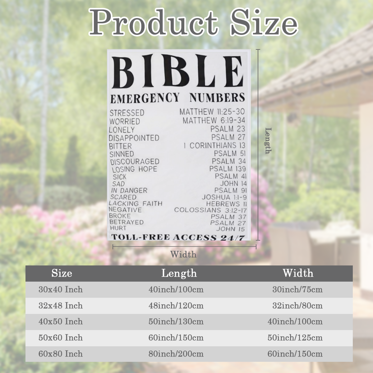 1pc Digital Printed Blanket, Christian Message Gift, Birthday Gift, A Gift For Family, Best Friends, Siblings, A Blanket For Nap, Sofa, And Air Conditioning