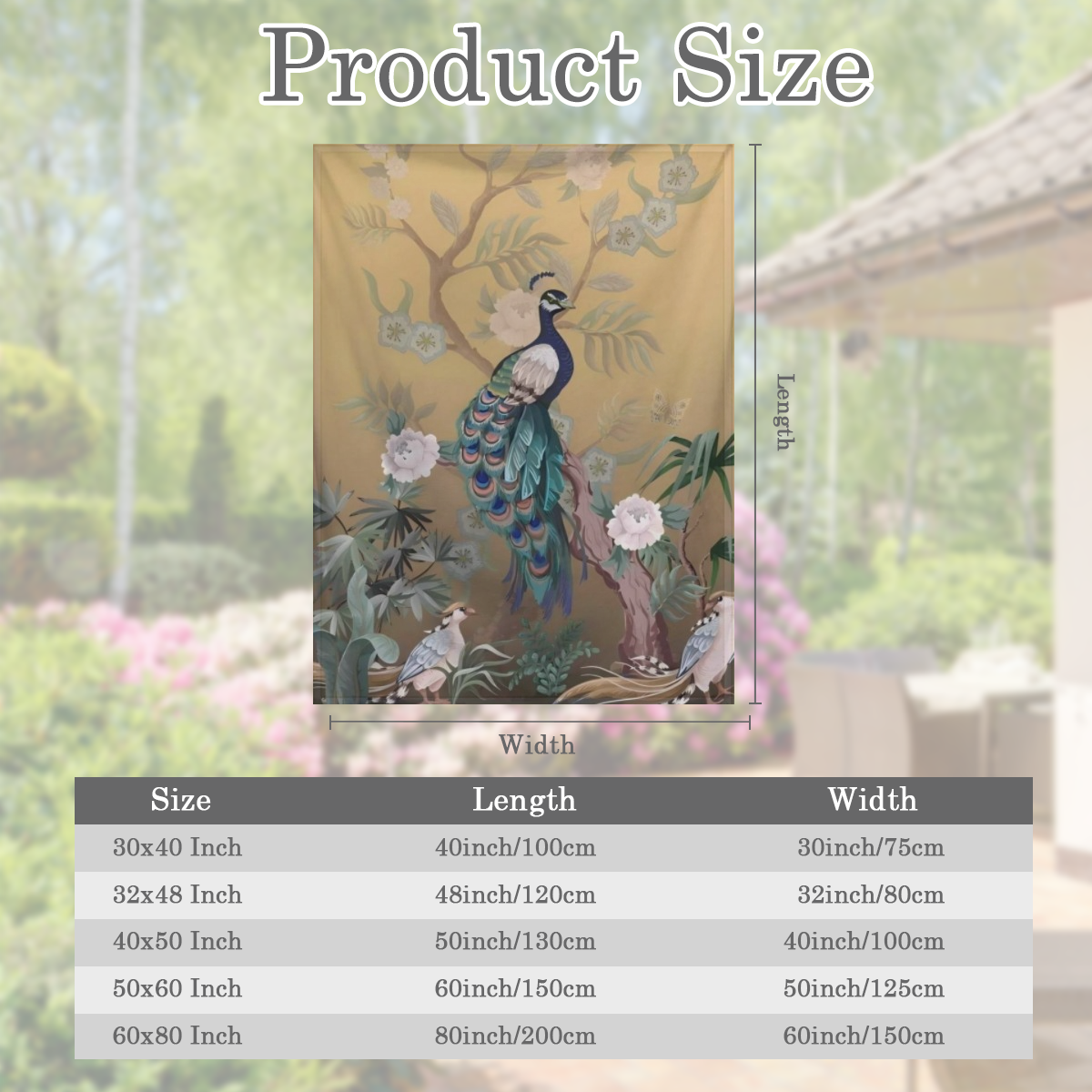 Beautiful Peacock Flannel Throw Blanket Soft And Cozy, Warm And Fuzzy, Lightweight for Easy Travel, Elegant Decor for Couch or Bed, Perfect for Living Room or Outdoor Use for Women Adults