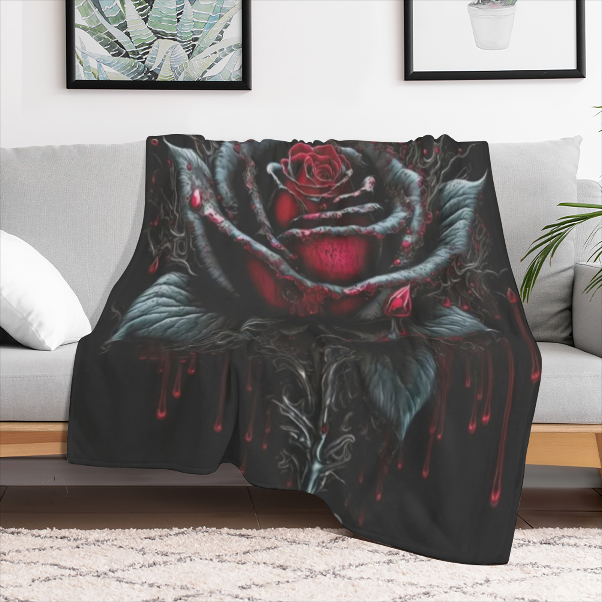 Comfortable Giant Red Longan Flannel Blanket - Super Soft Warm Comfortable Fabric for Sofas Beds Office Chairs and Camping - Large Size Home and Outdoor Use Perfect for Cold Nights and Snuggles