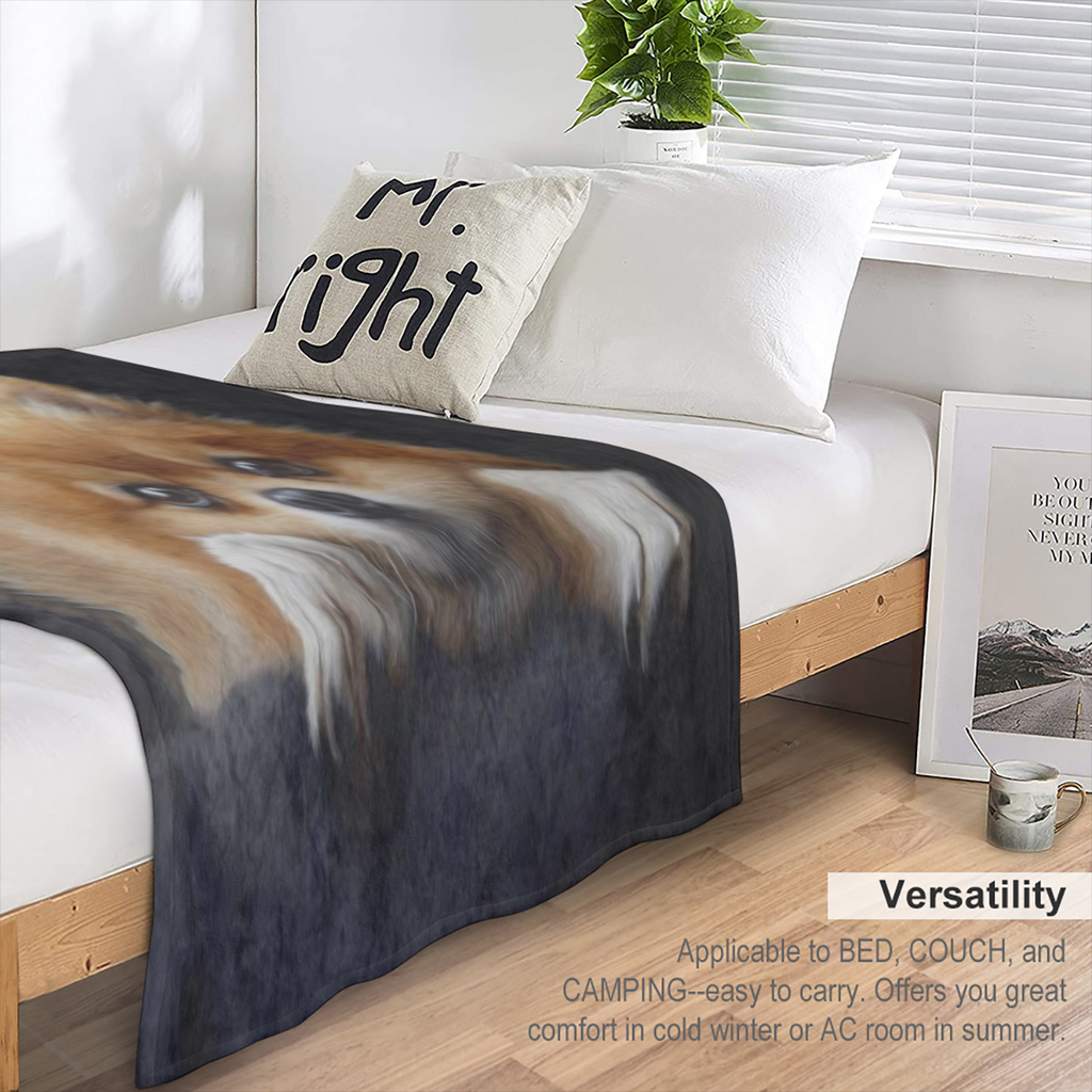 Pommeren Hond Print Flanel Fleece Dekent - All Season Lichtgewicht Pluche Gezellige Dekent voor Auto, Sofa, Bed, Kamperen, Vliegtuig - Ideaal Kerst- en Verjaardagscadeau