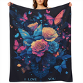 1pc Cozy Night Reaper Print Flannel Blanket - Ultra- Soft, Lightweight, and Warm Throw for Sofa, Bed, Travel, Camping, Living Room, Office, Couch, Chair, and Bed - Perfect Gift for Family or Friends w