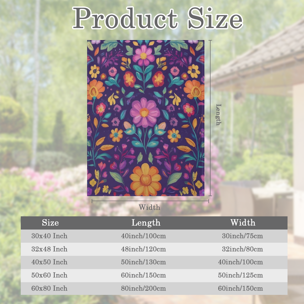 Boho Sunflowers Purple Blanket for Couch Sofa Bed Living Room Decor Soft Comfy Fuzzy Fleece Flannel Throw Blankets Outdoor Camping Travel All Season