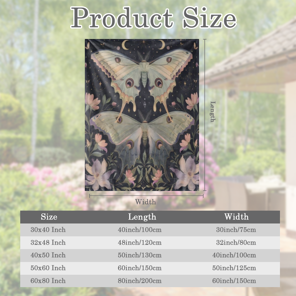 1pc Vintage Butterfly & Floral Print Flannel Blanket - Soft, Warm, and Cozy for Couch, Bed, Car, Office, Camping - Versatile All- Season Gift