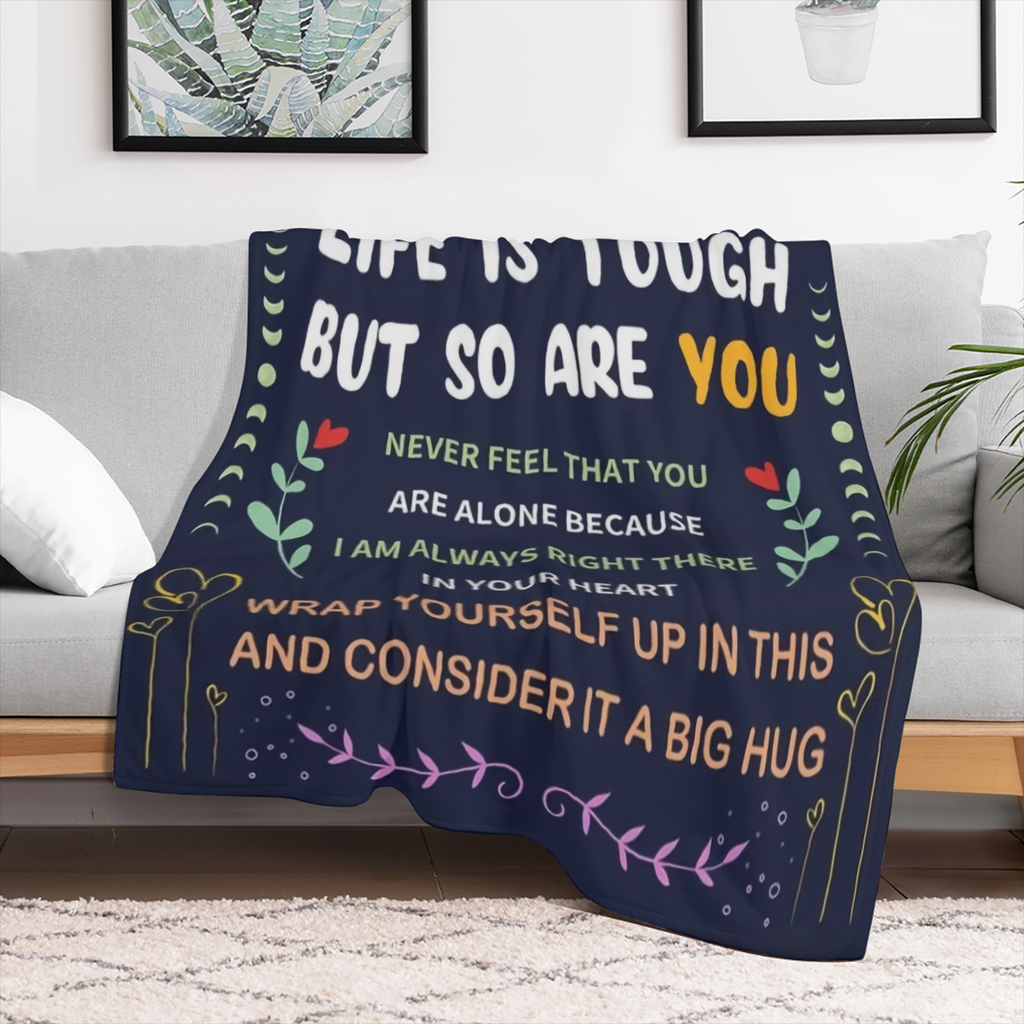 1Pc blankets for my best friend, birthday gifts for female friends, girlfriends, friends, soul sisters, Mother's Day, Christmas gifts for friends