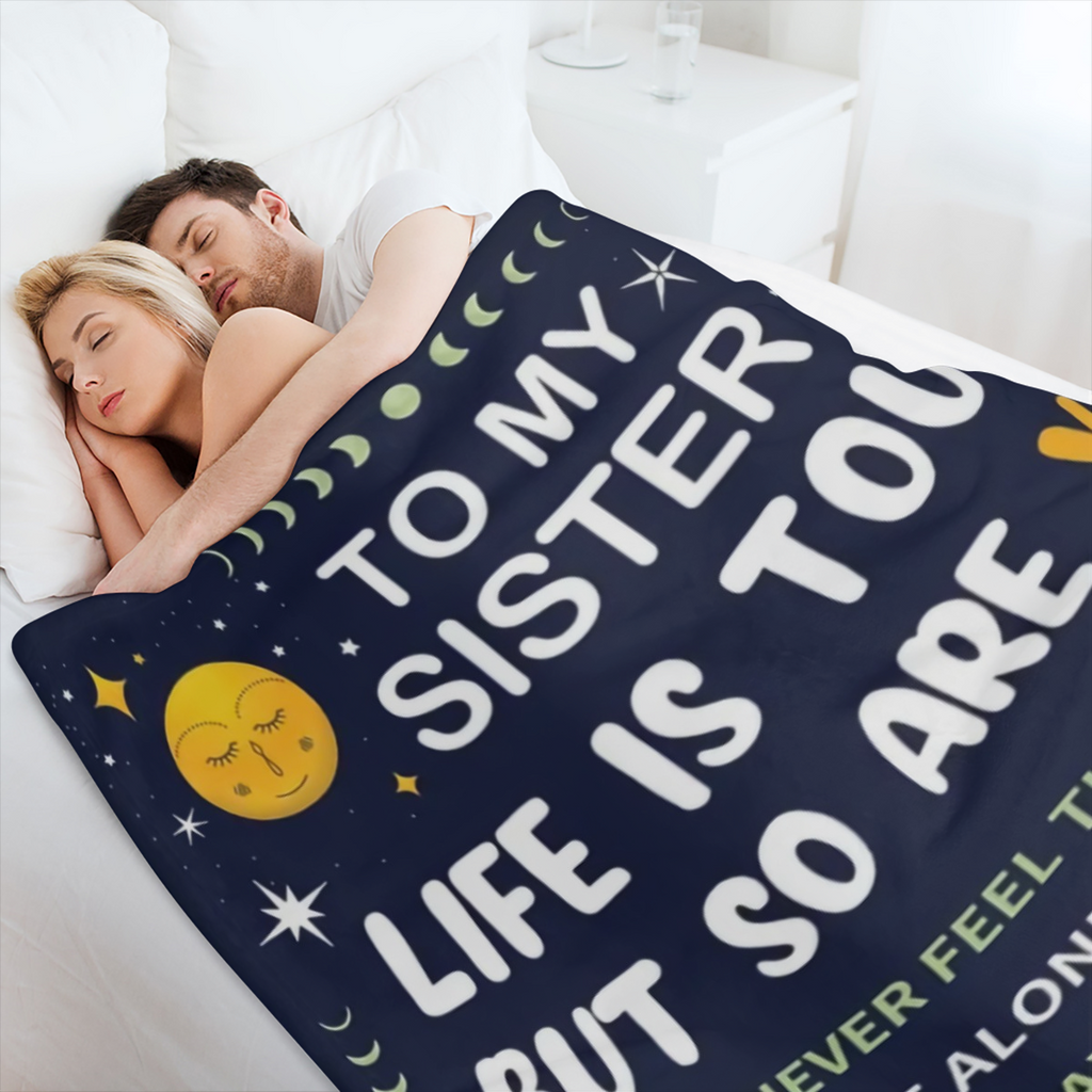 1Pc blankets for my best friend, birthday gifts for female friends, girlfriends, friends, soul sisters, Mother's Day, Christmas gifts for friends