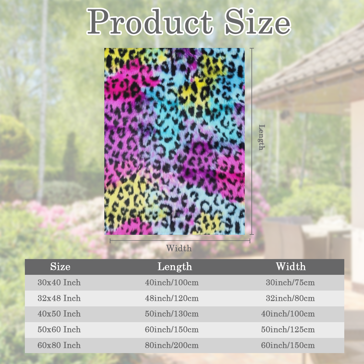 One Piece, Leopard Print Blanket, Rainbow Paint Dyed Blanket, Colorful Printed Blanket, Neon Rainbow Leopard All-Season Warm And Comfortable Quilt, Suitable for Beds, Sofas And Benches