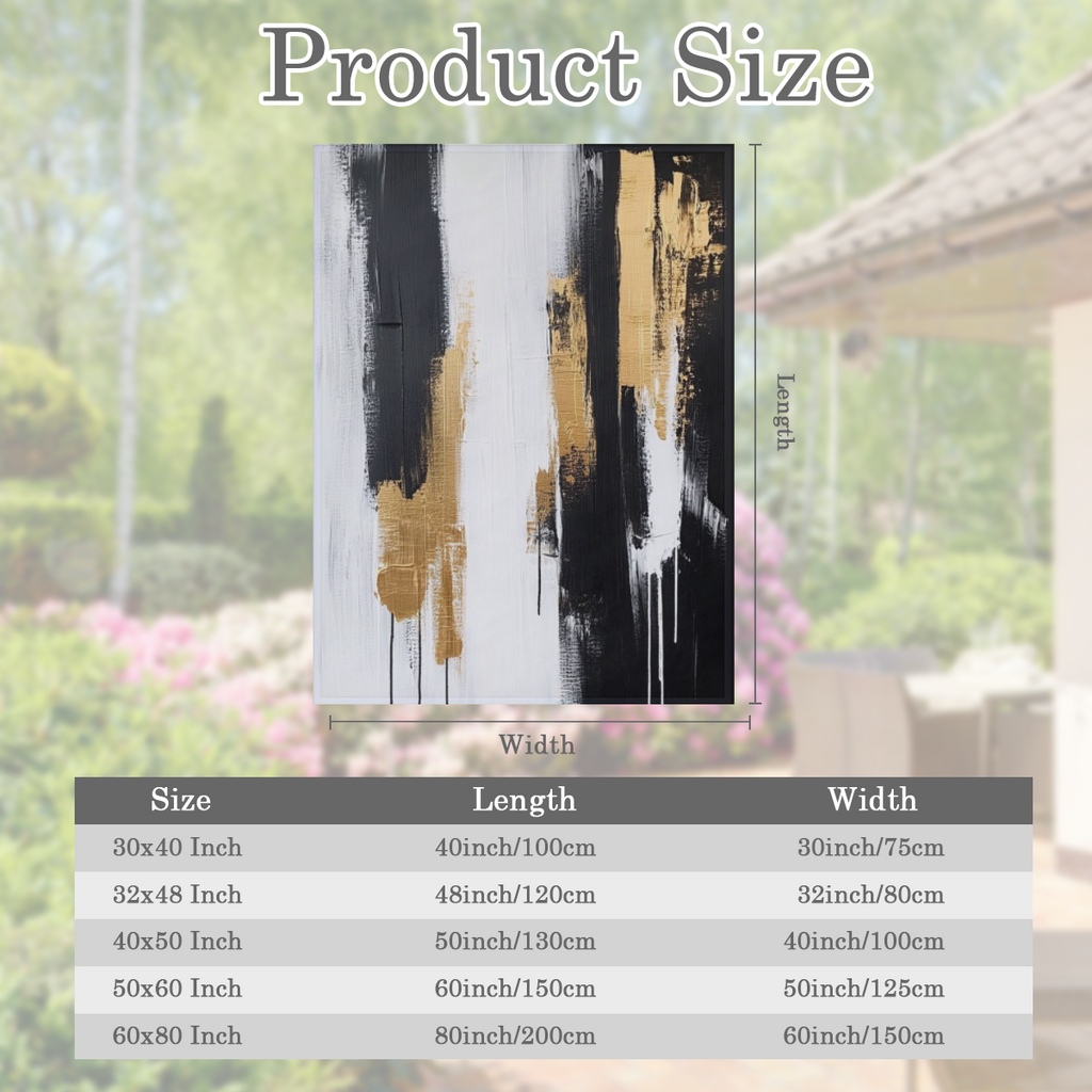 Abstract Gradient Texture Blanket Gifts for Adults, Watercolor Black White Painting Flannel Throw Blankets Soft Comfy Lightweight for Home Decor Couch Bed- 280Gsm