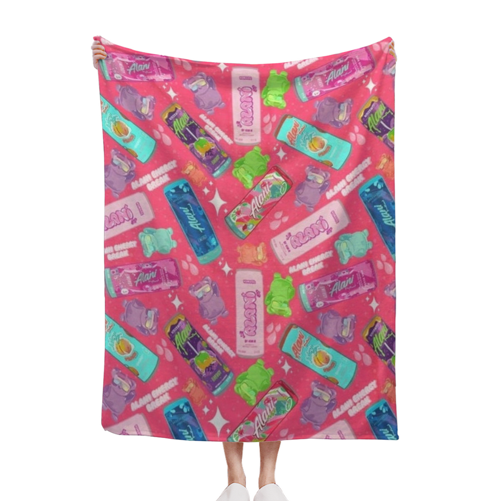 Alani Energy Drink Velveteen Plush Blanket