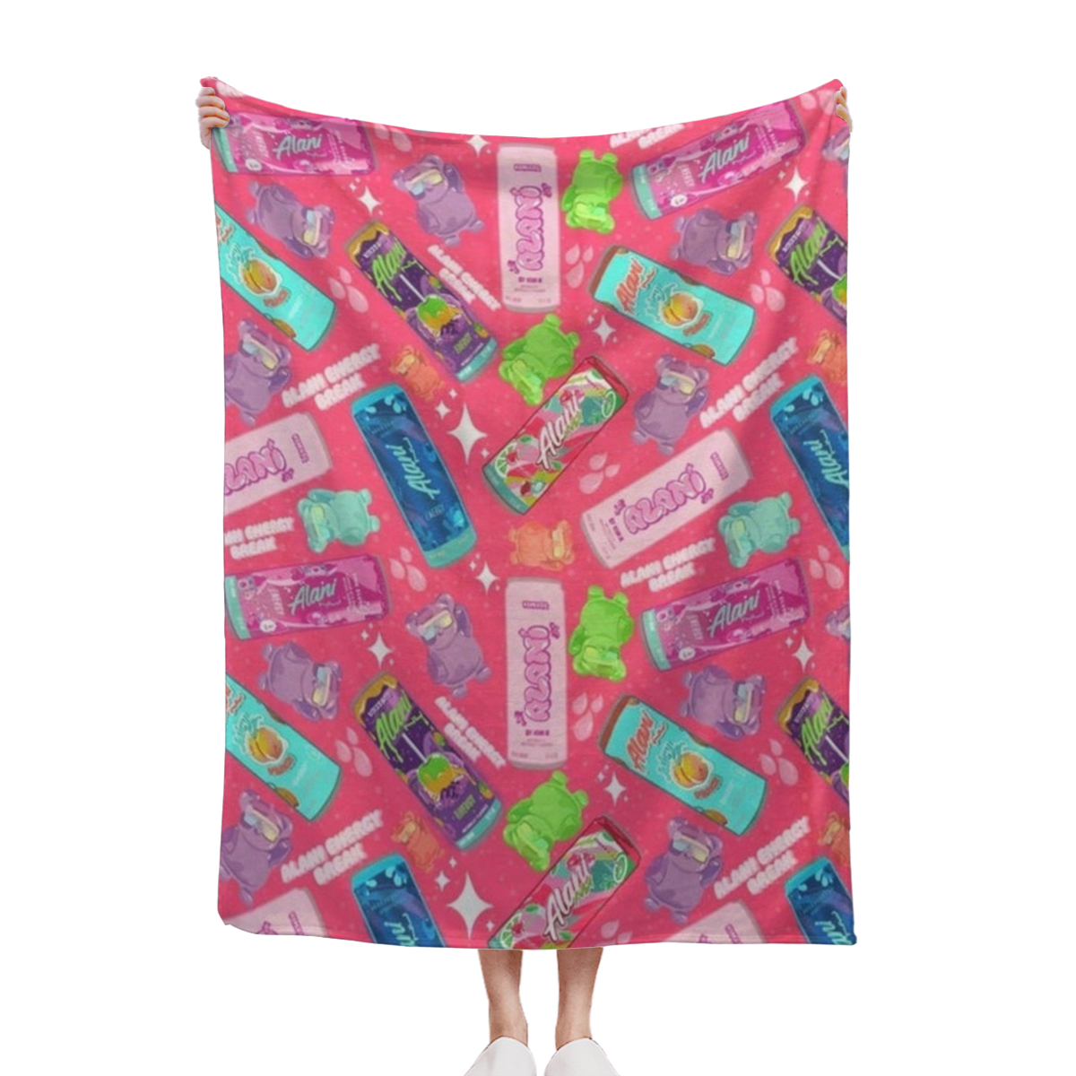 Alani Energy Drink Velveteen Plush Blanket
