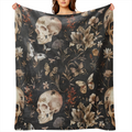 Cozy Red Dragon Flannel Throw Blanket - Soft, Warm & Lightweight for Couch, Bed, Travel, and Office Use - Versatile All- Season Gift