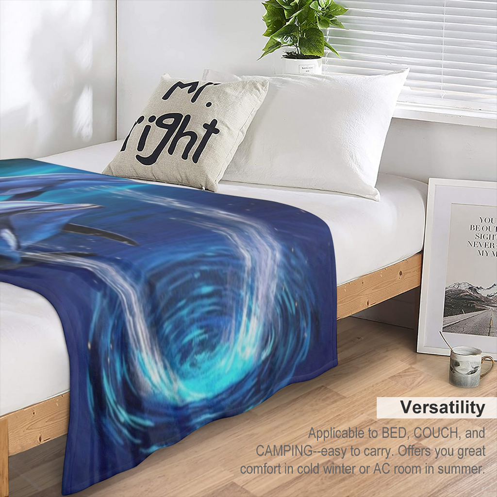 1pc Vibrant African- Inspired Thin Blanket - Throws for Sofa, Bed, Travel, Camping, Living Room, Office, Couch, Chair, and Bed - Soft, Warm, Lightweight, Digital Printing Fleece with Flannel Fabric an