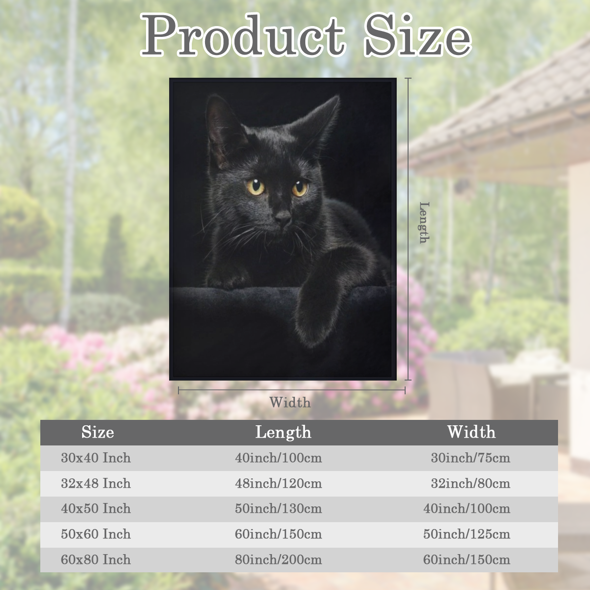 Black Cat Fleece Throw Blanket Fluffy Lightweight Microfiber