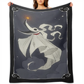 Manta de Franela Ultra-Suave con Estampado de Halloween - C¨®moda, para Todas las Estaciones, para Sof¨¢ y Cama, 100 Poli¨¦ster