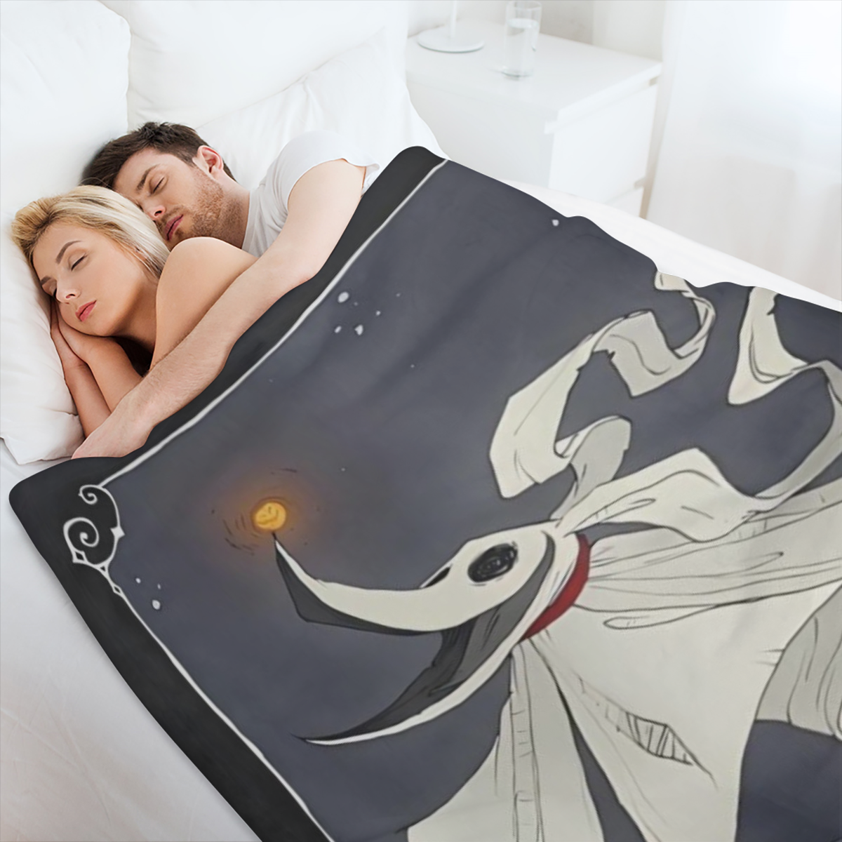 Manta de Franela Ultra-Suave con Estampado de Halloween - C¨®moda, para Todas las Estaciones, para Sof¨¢ y Cama, 100 Poli¨¦ster