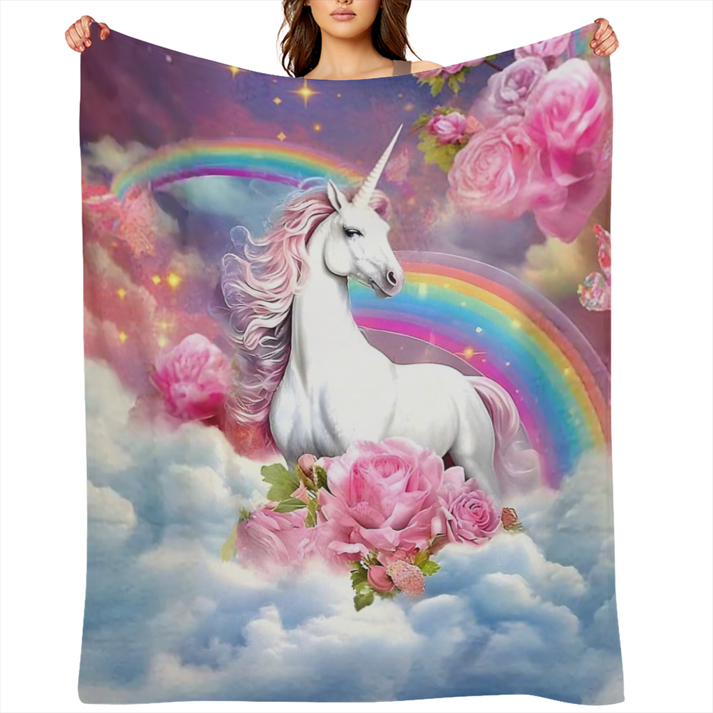 1pc Beautiful African Girls Thin Blanket - Lightweight Flannel Throw For Sofa, Bed, Travel, Camping, Livingroom, Office, Couch, Chair, And Bed - Digital Printing Fleece Blanket With Soft And Warm Flan